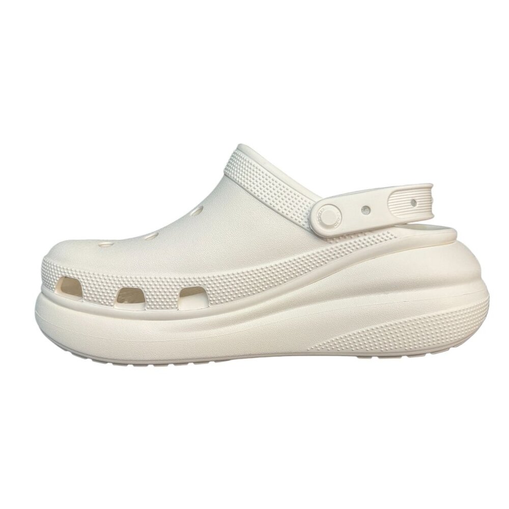 Crocs Unisex Classic Crush Platform Clogs White, Size 9/M 11/W NWOB - Picture 2 of 10